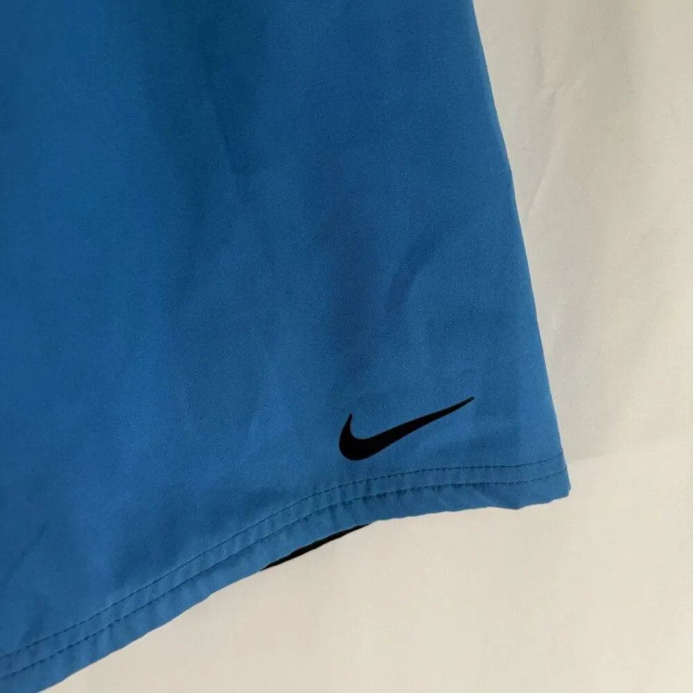 Nike Board Shorts Men's 32 Medium Blue Drawstring Unlined 9